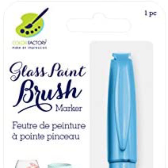 Glass Paint Brush Marker Permanent 15mm (Blue) - Picture 4 of 5